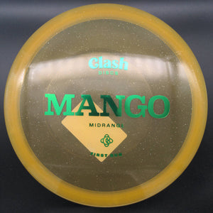 Clash Discs Mid Range Orange Green Stamp 172g 2 Mango, Steady Plastic, First Run