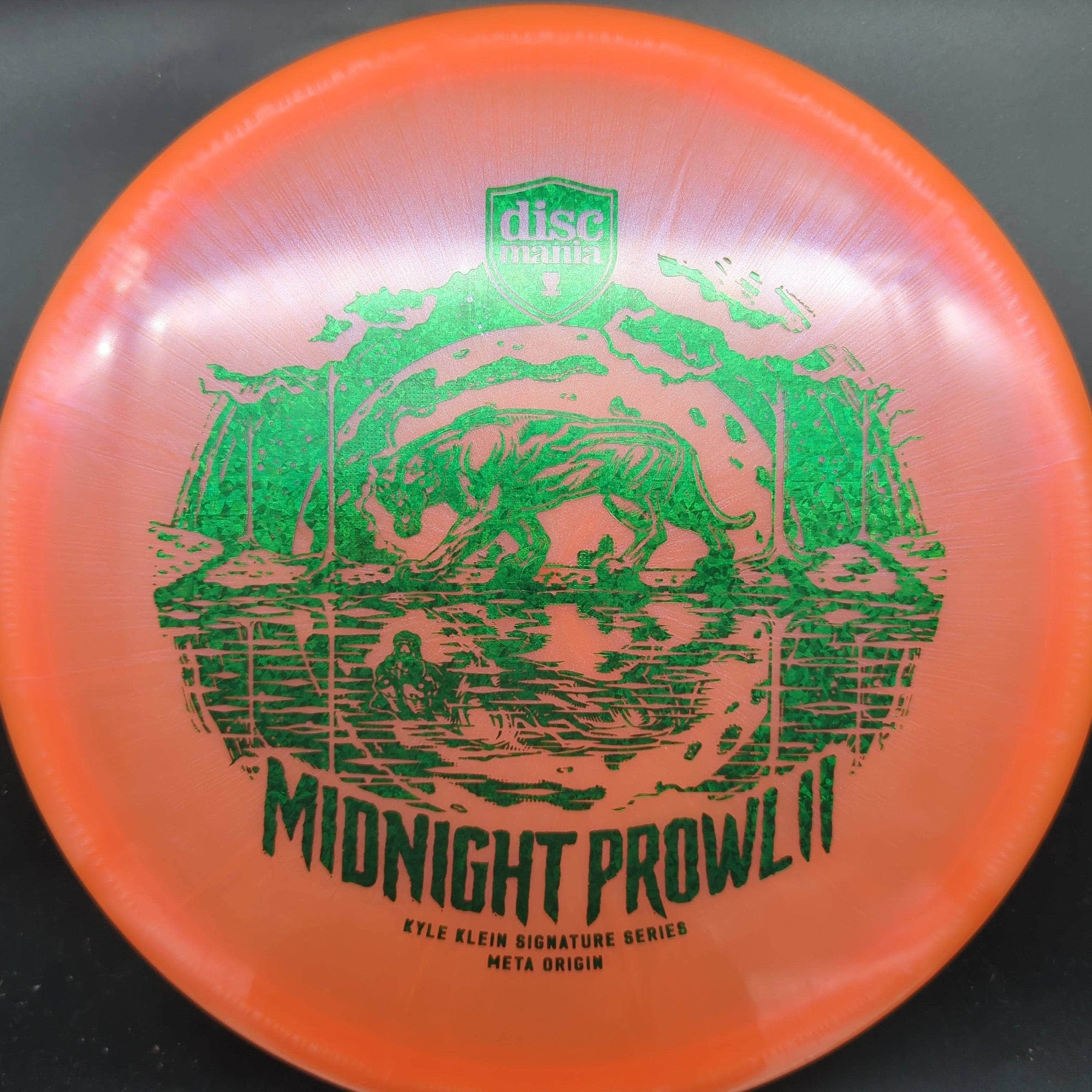 Discmania Mid Range Orange Green Stamp 177g 2 Midnight Prowl 2, Meta Origin, Kyle Kline