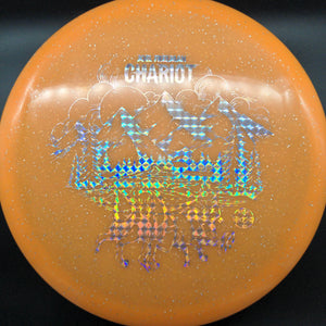 Infinite Discs Mid Range Orange Silver Shatter Stamp 180g Chariot, C-Blend Glow, Joel Freeman Tour Series