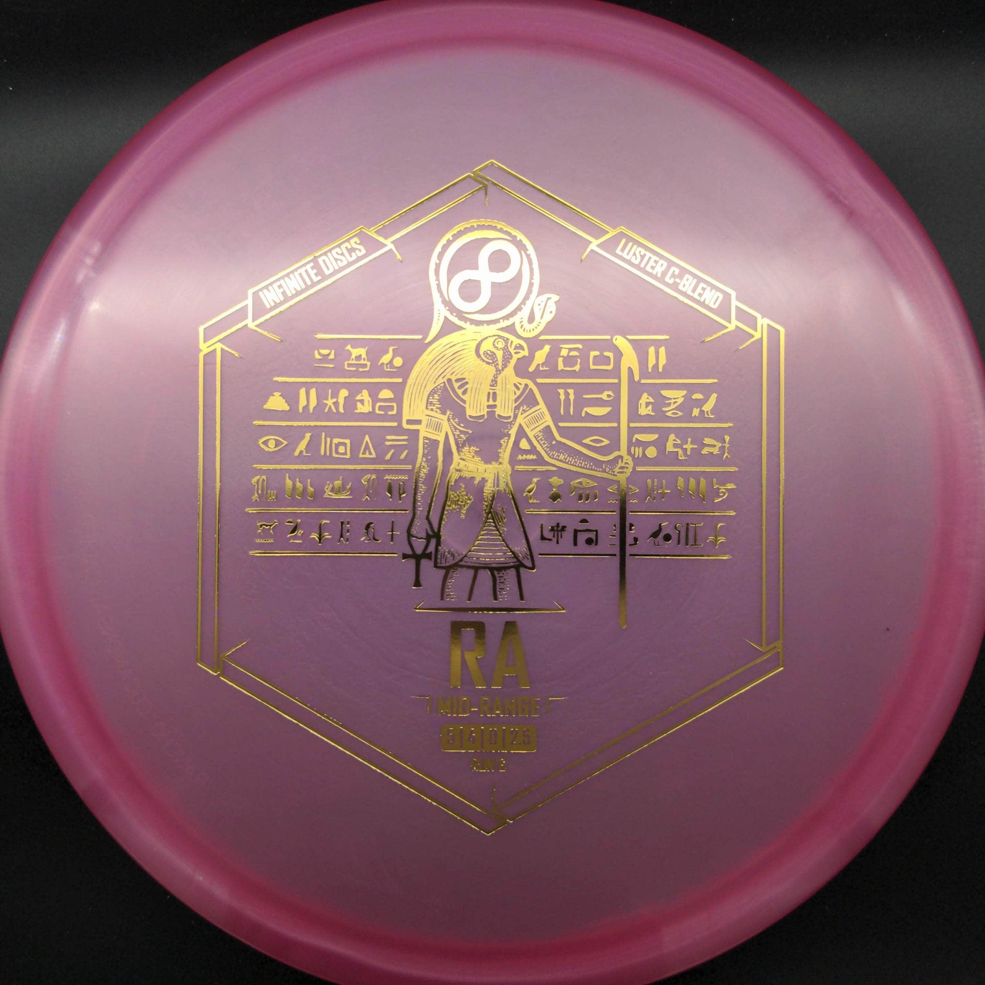 Infinite Discs Mid Range Pink Gold Stamp 180g 2 RA, Luster C-Blend