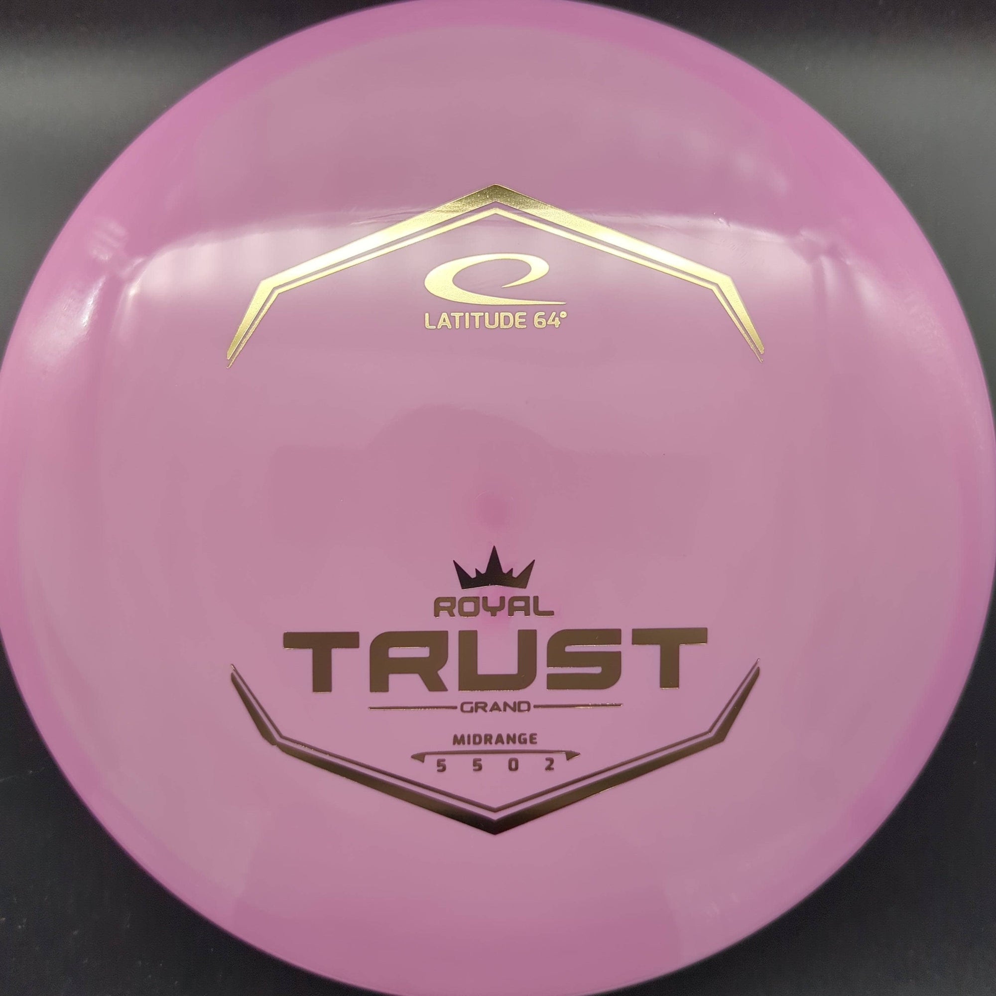 Latitude 64 Mid Range Pink Gold Stamp 180g 4 Trust, Royal Grand Plastic