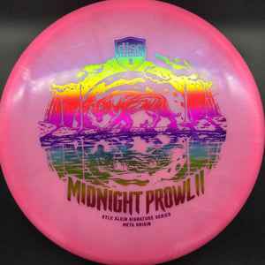 Discmania Mid Range Pink Rainbow Stamp 177g Midnight Prowl 2, Meta Origin, Kyle Kline