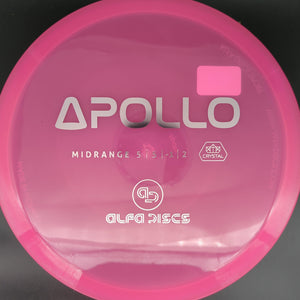 Alfa Discs Mid Range Pink Silver Stamp 175g Apollo, Crystal Plastic