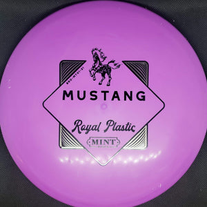 Mint Discs Mid Range Purple Gold Stamp 177g Mustang - Royal Plastic