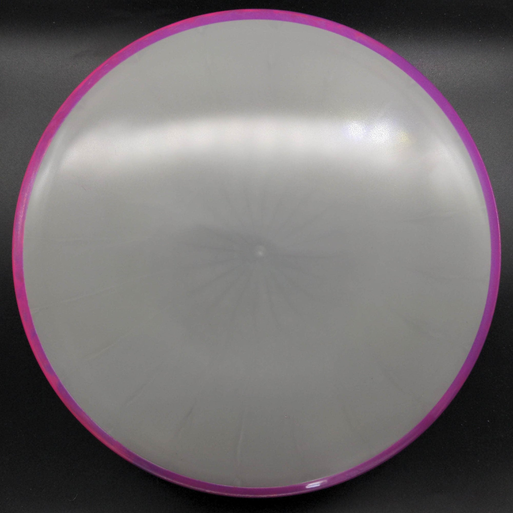 MVP Mid Range Purple/Pink Rim Grey Blank Plate 176g Hex, Fission Plastic,