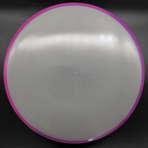 MVP Mid Range Purple/Pink Rim Grey Blank Plate 176g Hex, Fission Plastic,
