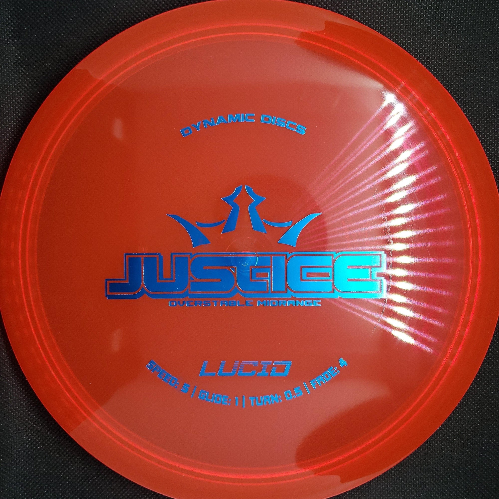 Dynamic Discs Mid Range Red Blue Stamp 176g Lucid Justice