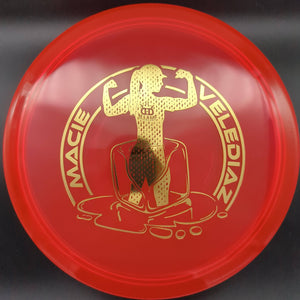 Dynamic Discs Mid Range Red Gold Stamp 174g Justice, Lucid Ice, Macie Velediaz 2022