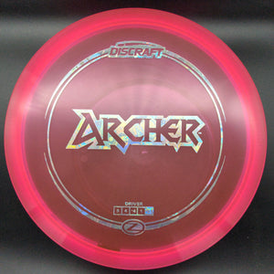 Discraft Mid Range Red Green Shatter Foil Stamp 176g Z Line Archer
