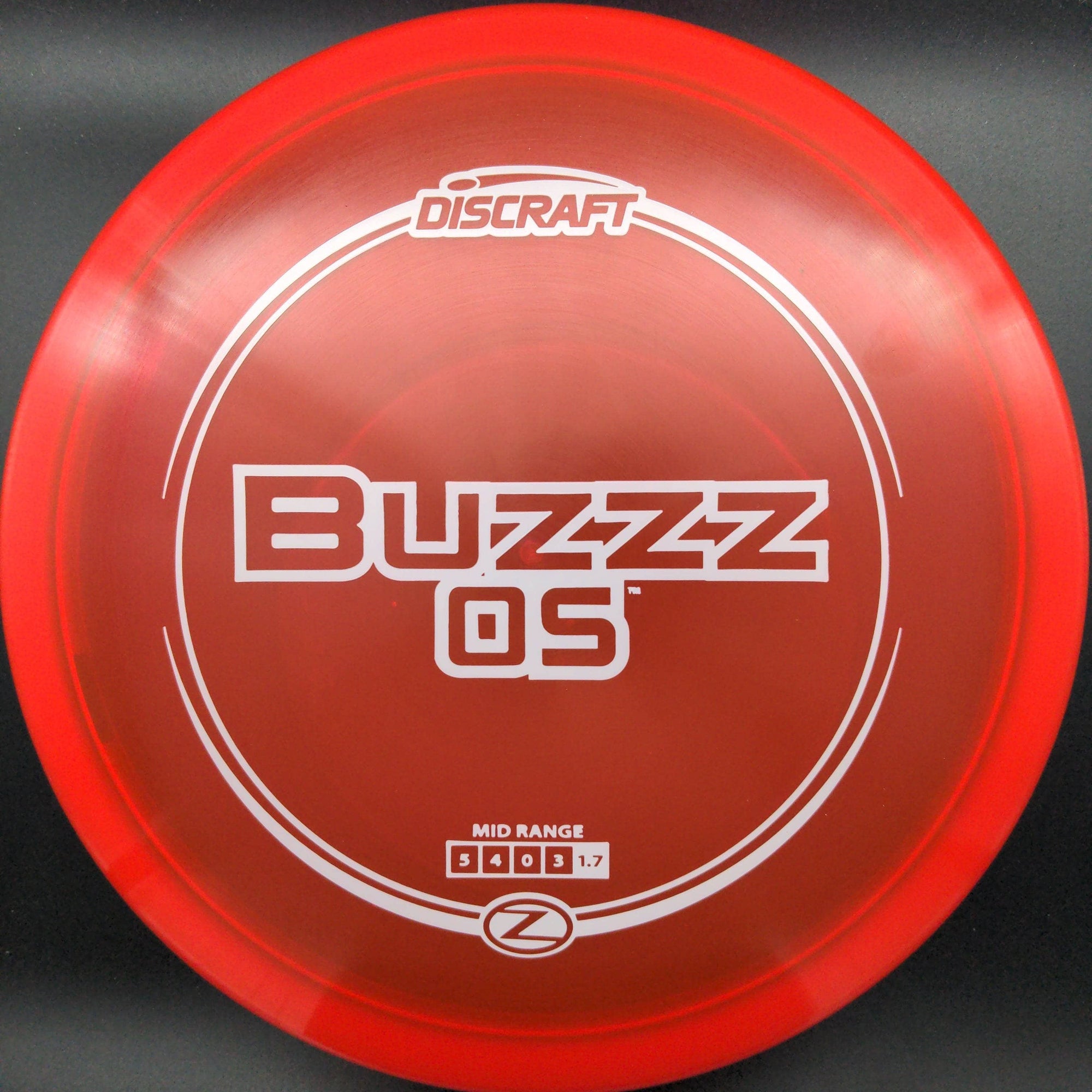 Discraft Mid Range Red White Stamp 177+ Buzzz OS, Z Line