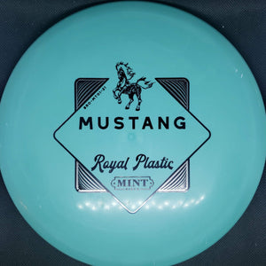 Mint Discs Mid Range Turquise Silver Stamp 177g Mustang - Royal Plastic