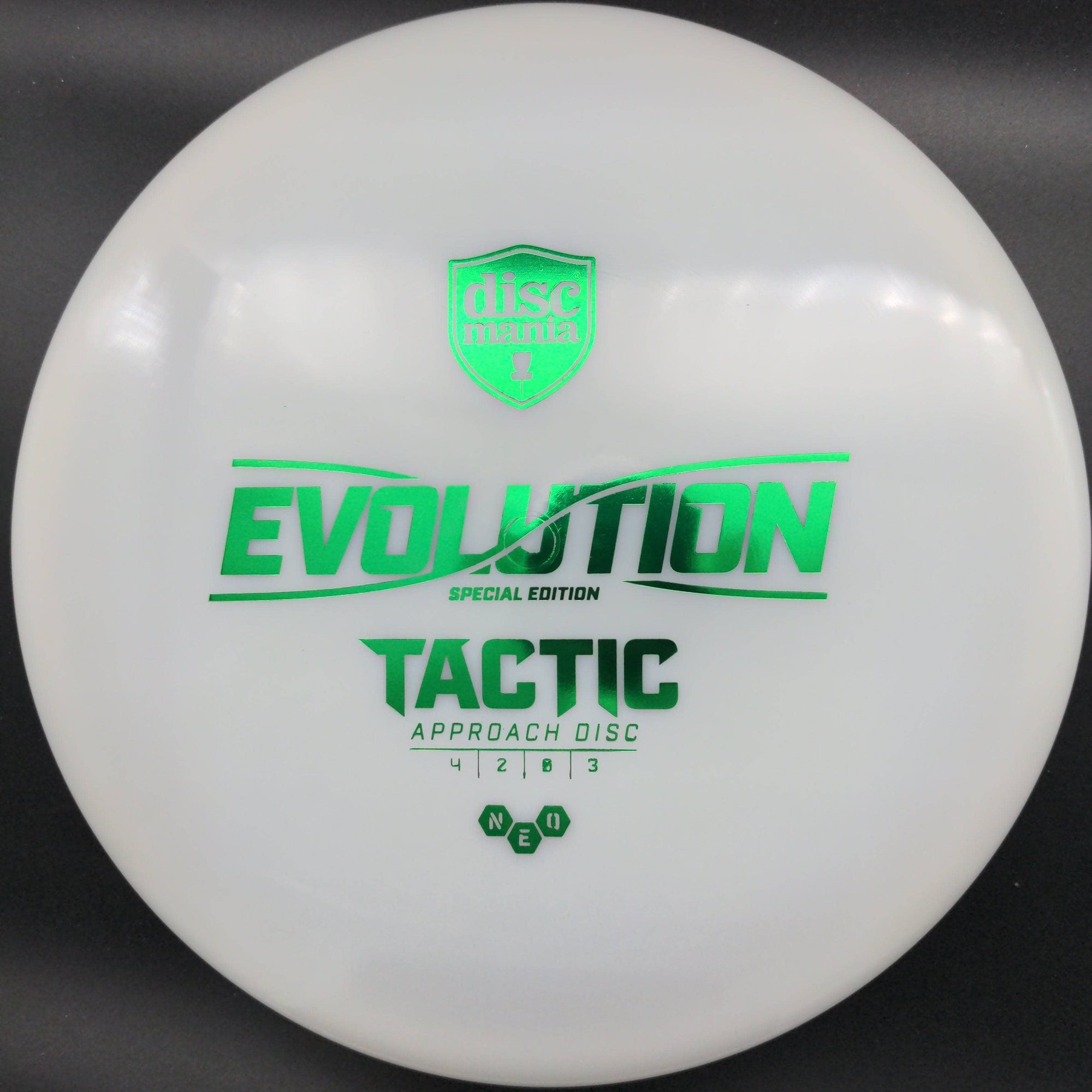 Discmania Mid Range White Green Stamp 175g Tactic, Neo, Special Edition