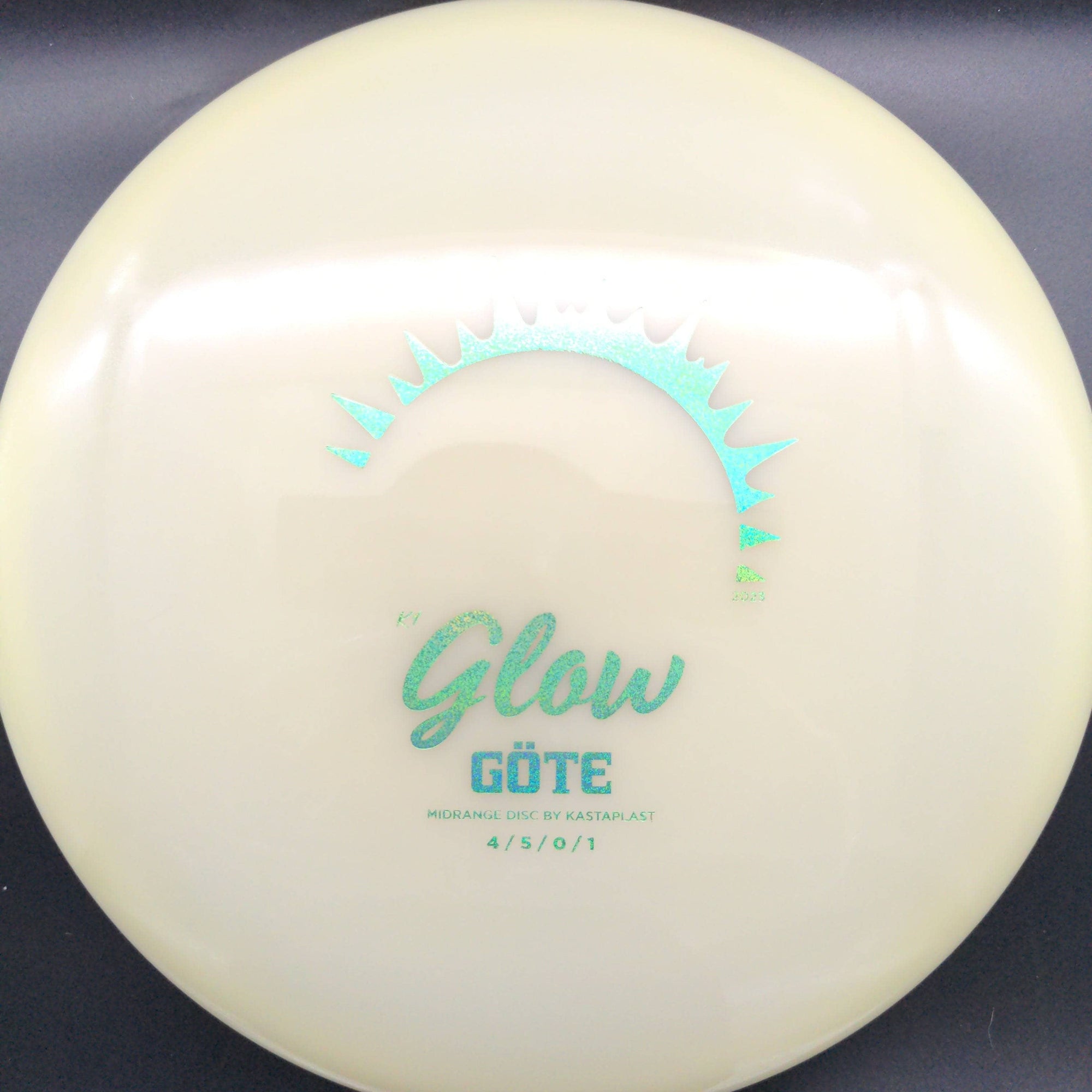 Kastaplast Mid Range White Teal Glitter 179g 2 *Low Glow* Gote - K1 Glow