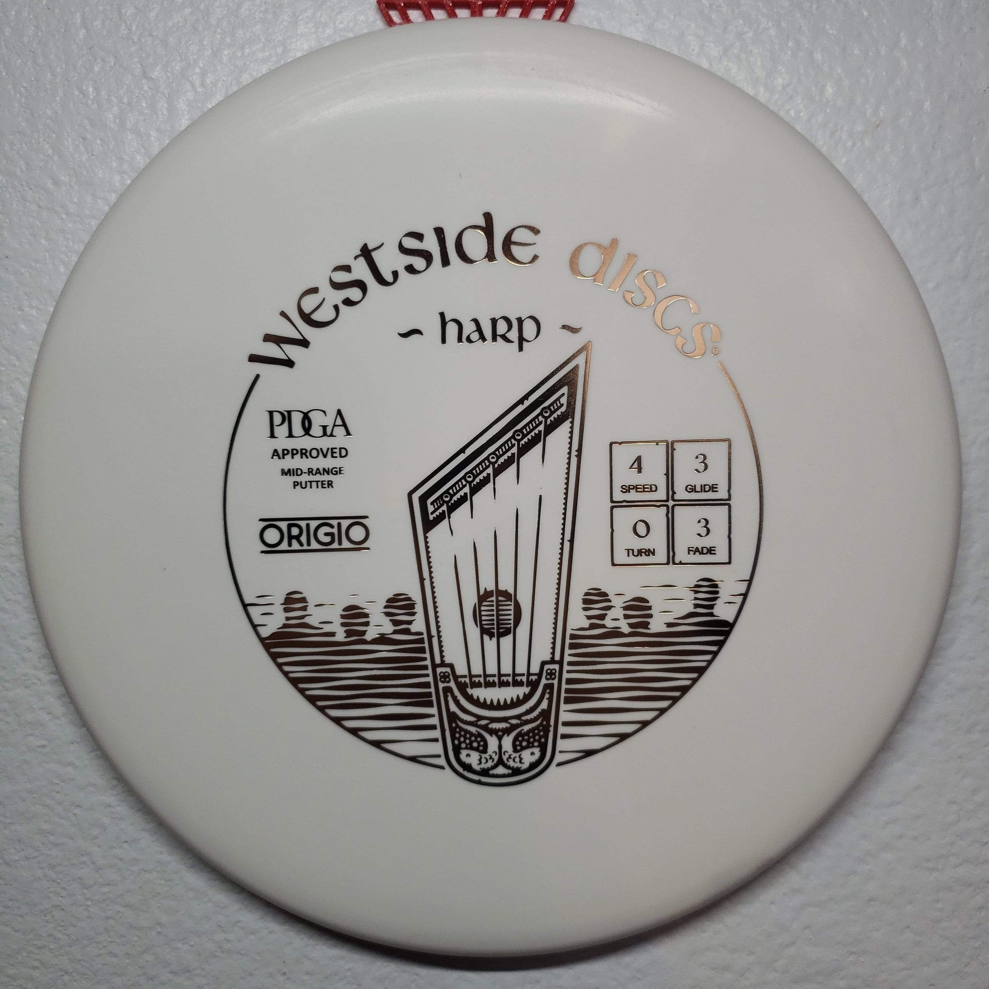 Westside Discs Mid Range White Westside Discs Origio Harp