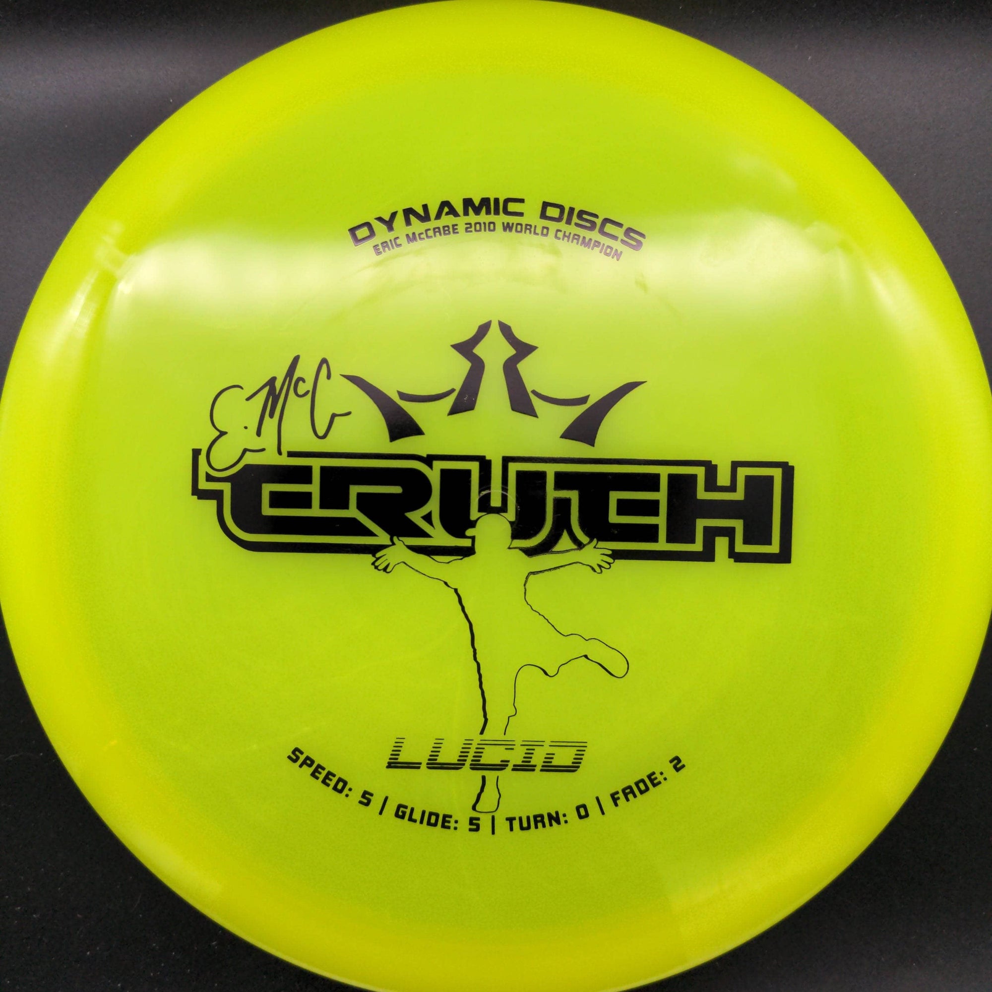 Dynamic Discs Mid Range Yellow Black Stamp 177g 2 Emac Truth, Lucid