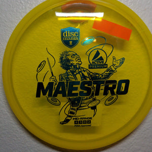 Discmania Mid Range Yellow Blue Stamp 172g Active Premium Maestro