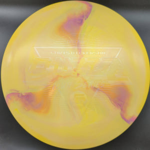 Discraft Mid Range Yellow Ghost Stamp 176g Buzzz, ESP Swirl, Chris Dickerson, Tour Series, 2022