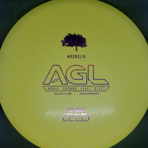 AGL Discs Mid Range Yellow Pink Star/Glitter Stamp 178g Woodland Magnolia, AGL Discs