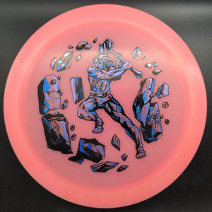 Infinite Discs Pink Lavender/Blue Stamp 175g Slab, C-Blend Glow