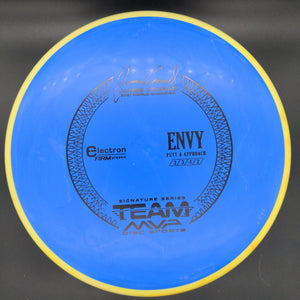 MVP Putter Blue Plate Yellow Rim 172g James Conrad Signature Envy, Electron Firm