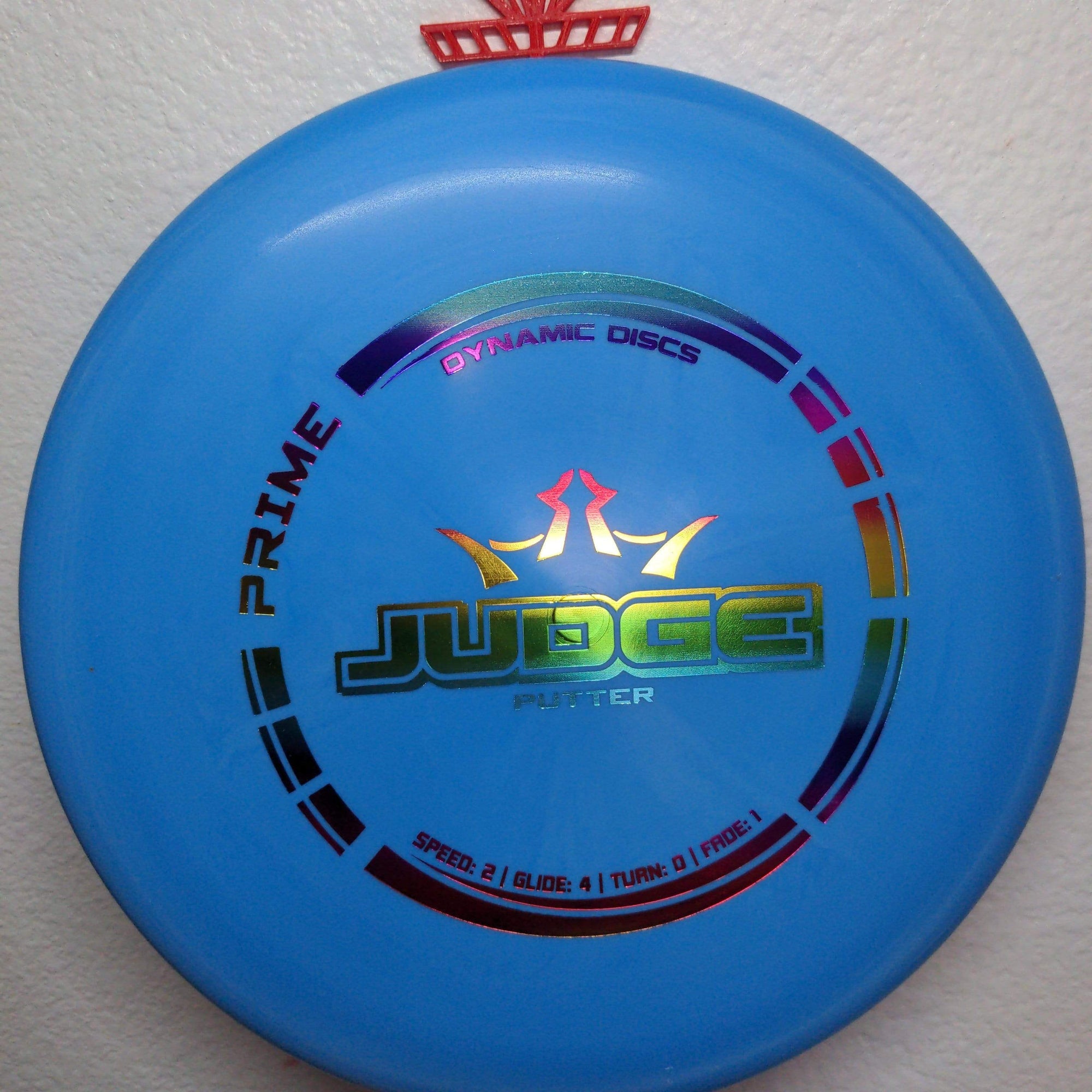Dynamic Discs Putter Blue Rainbow Stamp Prime Judge 173-176g