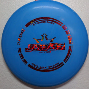 Dynamic Discs Putter Blue Red Fracture Stamp Prime Judge 173-176g