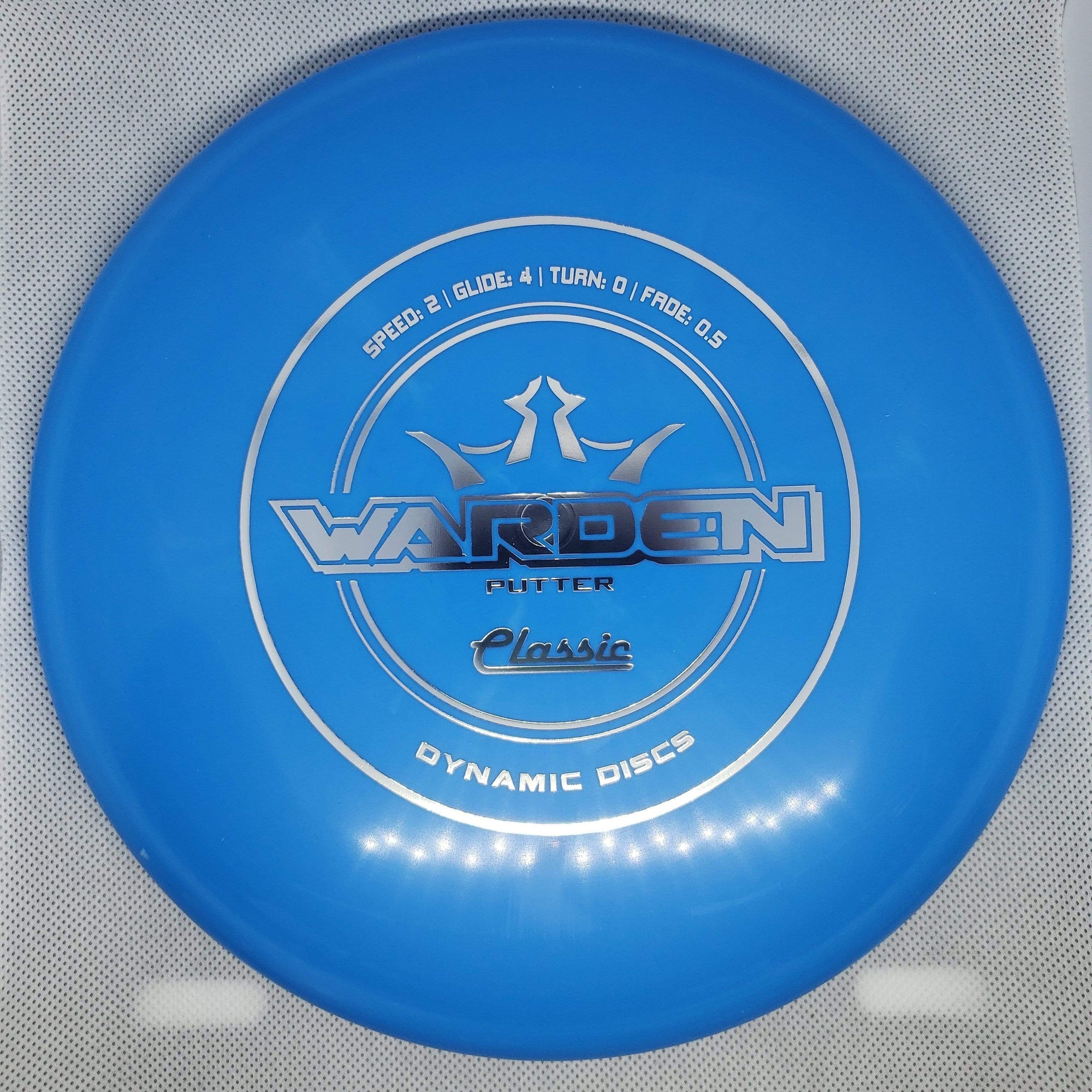 Dynamic Discs Putter Blue Silver Stamp 173g Classic Warden