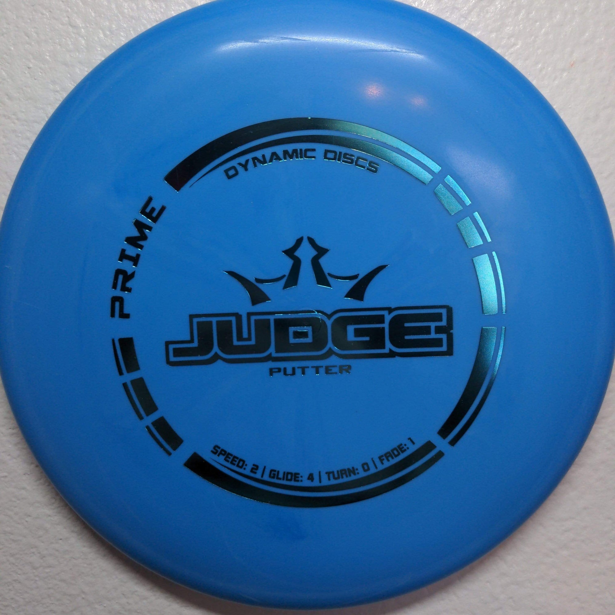 Dynamic Discs Putter Blue Teal Stamp Prime Judge 173-176g