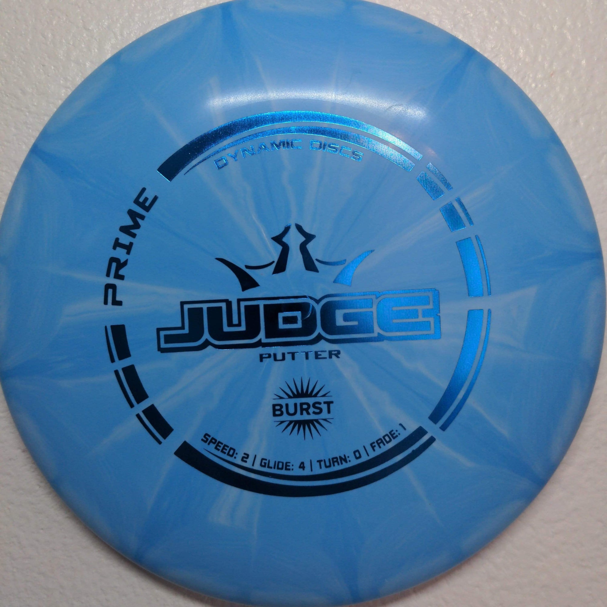 Dynamic Discs Putter Dark Blue Blue Foil Stamp 176g Prime Burst Judge
