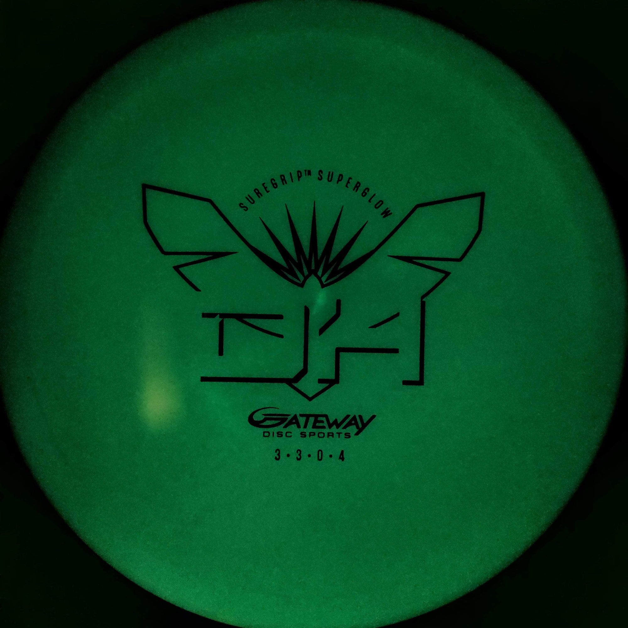Gateway Discs Putter Devil Hawk, Superglow SureGrip Plastic