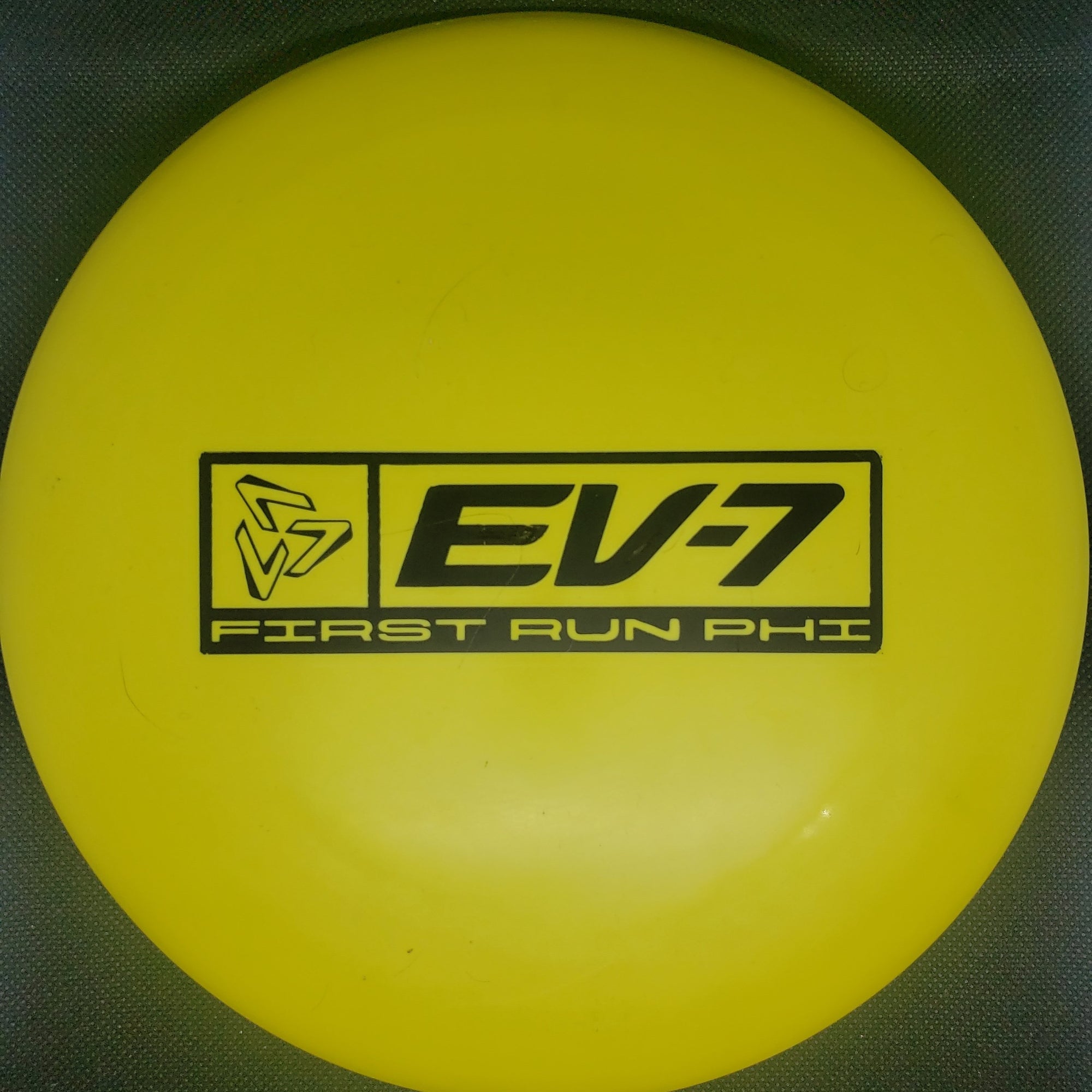Ev7 Putter FR Yellow Black Stamp 173g Phi - OG Medium Plastic
