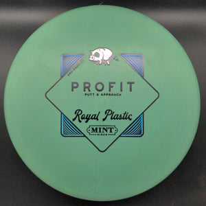 Mint Discs Putter Green Blue/Silver Stamp 172g Profit, Royal Plastic