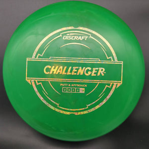 Discraft Putter Green Gold Shimmer Stamp 172g Challenger Putter Plastic