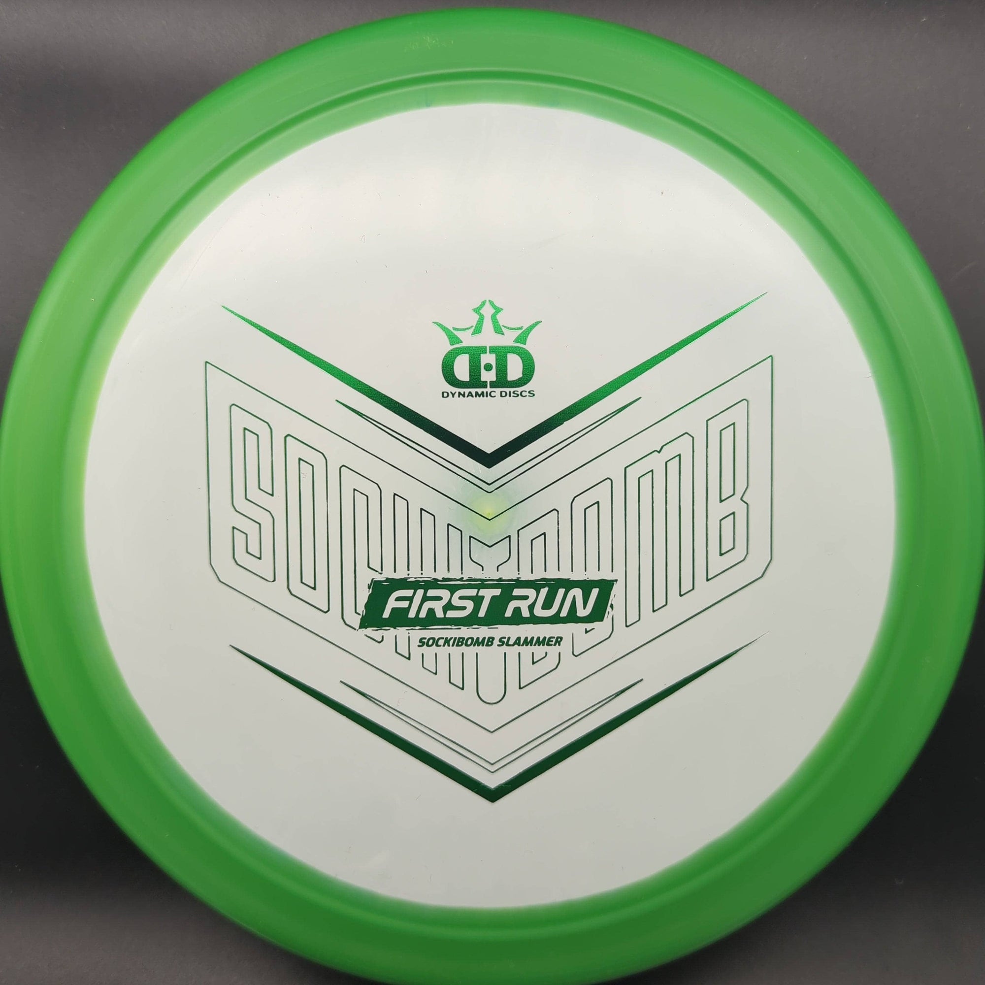 Dynamic Discs Putter Green Green Stamp 174g Slammer, Classic Supreme Orbit Sockibomb, First Run