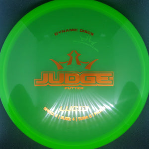 Gem Discs Putter Green Orange Stamp 174g Dynamic Discs Lucid Judge