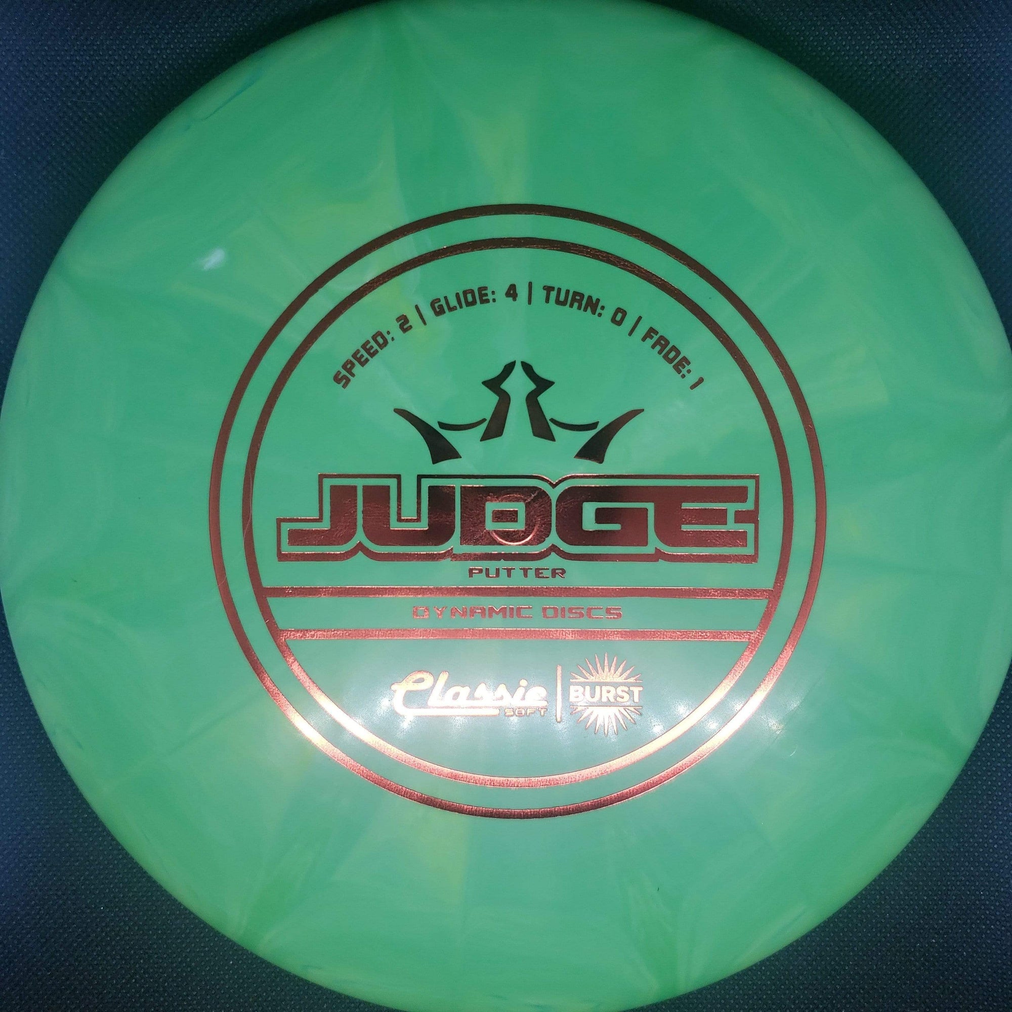 Dynamic Discs Putter Green Red Stamp 175g Dynamic Discs Classic Burst Judge