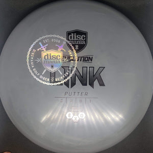 Discmania Putter Grey Black and Silver Shield Stamp 173g Soft Exo Link 2/3/0/1