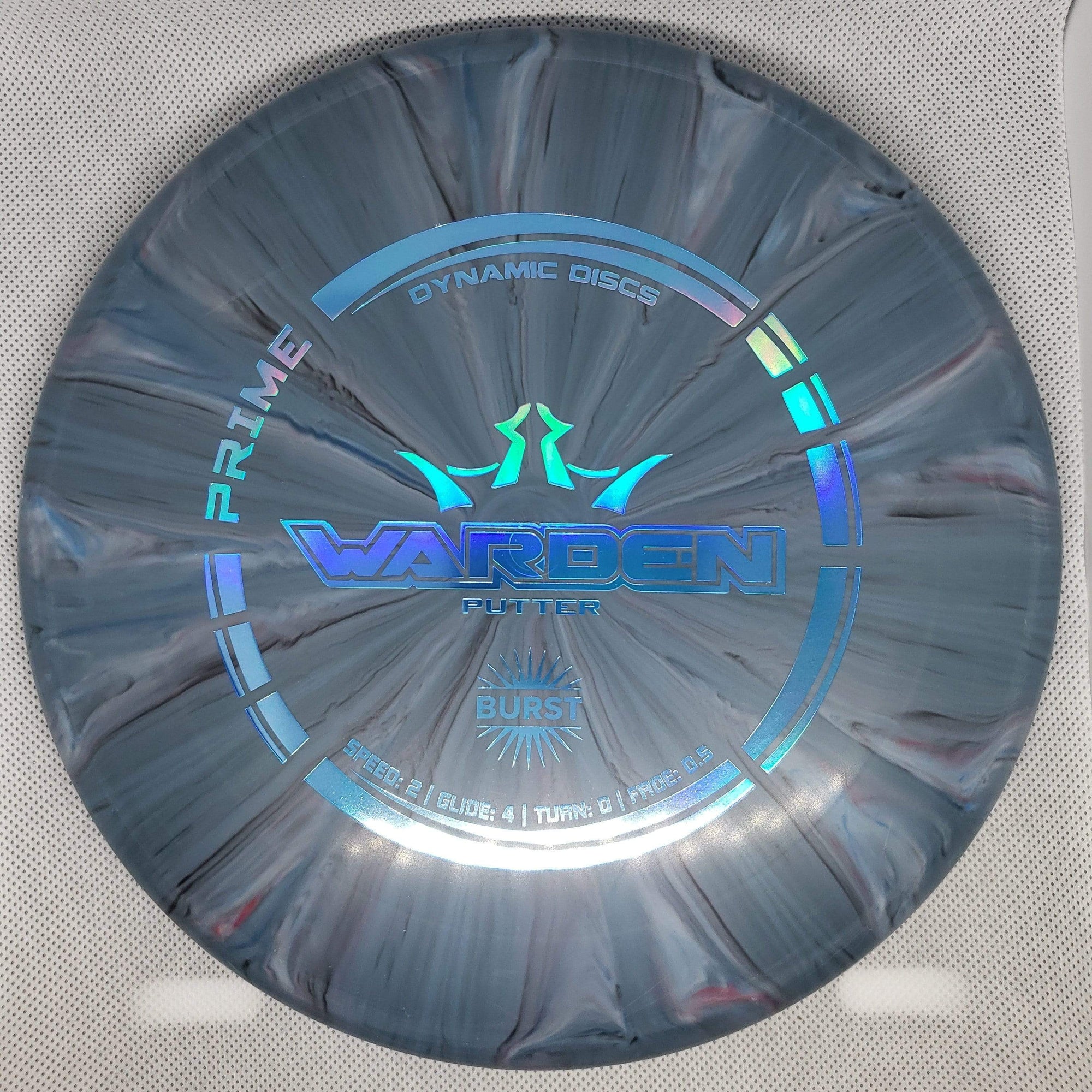 Dynamic Discs Putter Grey/Black Blue Halo 175g Prime Burst Warden 173-176g