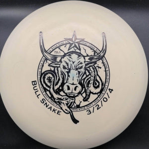 Lone Star Discs Putter Grey/White Black Stamp 173g Bull Snake, Victor Plastic