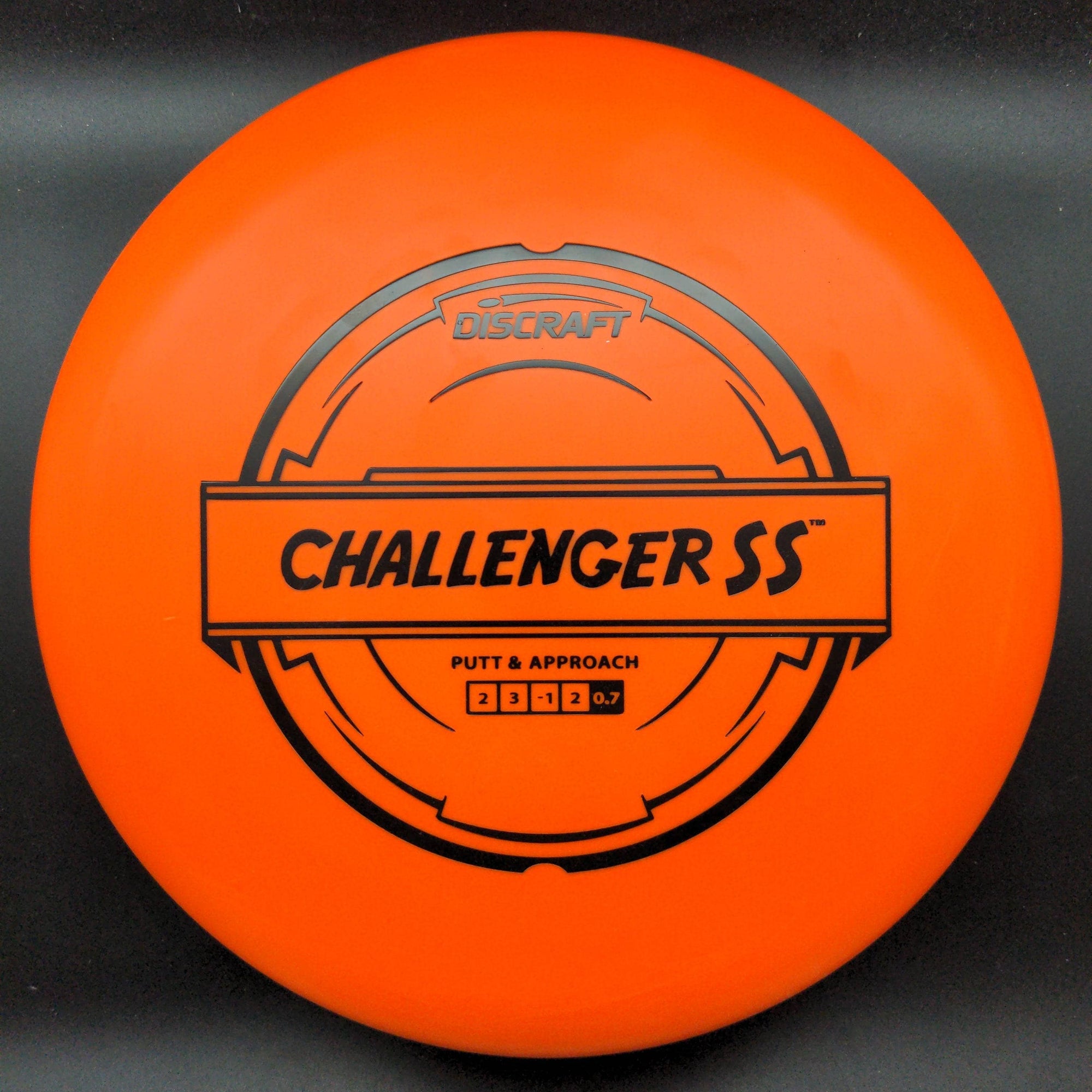 Discraft Putter Orange Black Stamp 173g 2 Challenger SS, Putter Plastic