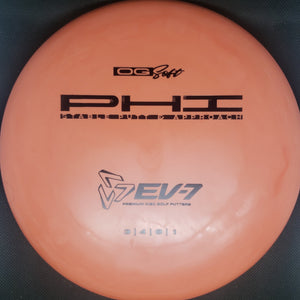 Ev7 Putter Orange Black Stamp 173g Phi - OG Soft Plastic