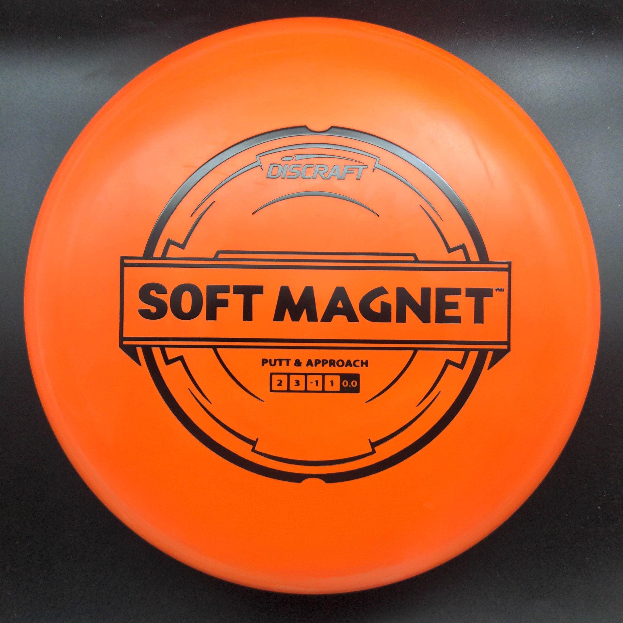 Discraft Putter Orange Black Stamp 174g 2 Soft Magnet, Putter Line