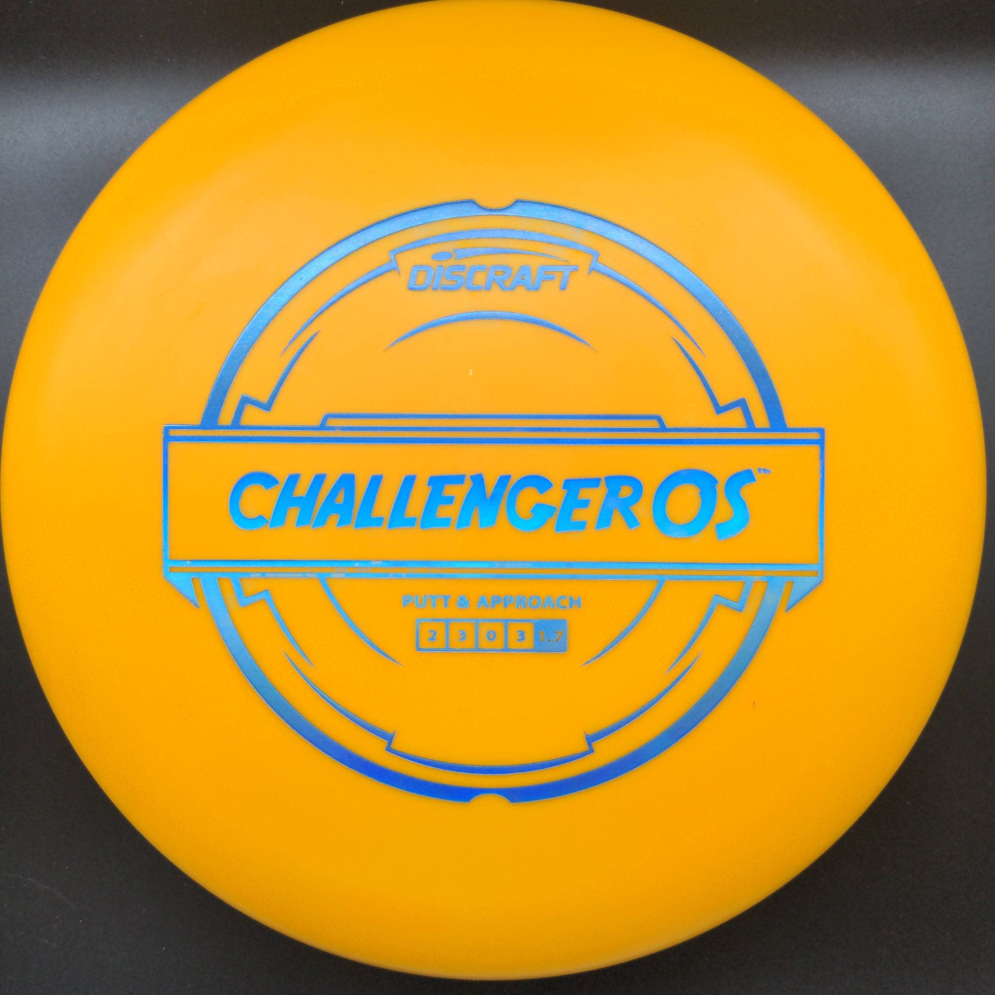 Discraft Putter Orange Blue Holo Stamp 174g Challenger OS, Putter Line