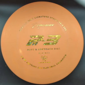 Prodigy Putter Orange Gold Shatter Stamp 174g 2 PA3, 300 Plastic, Heather Young, 2022 Signature Series