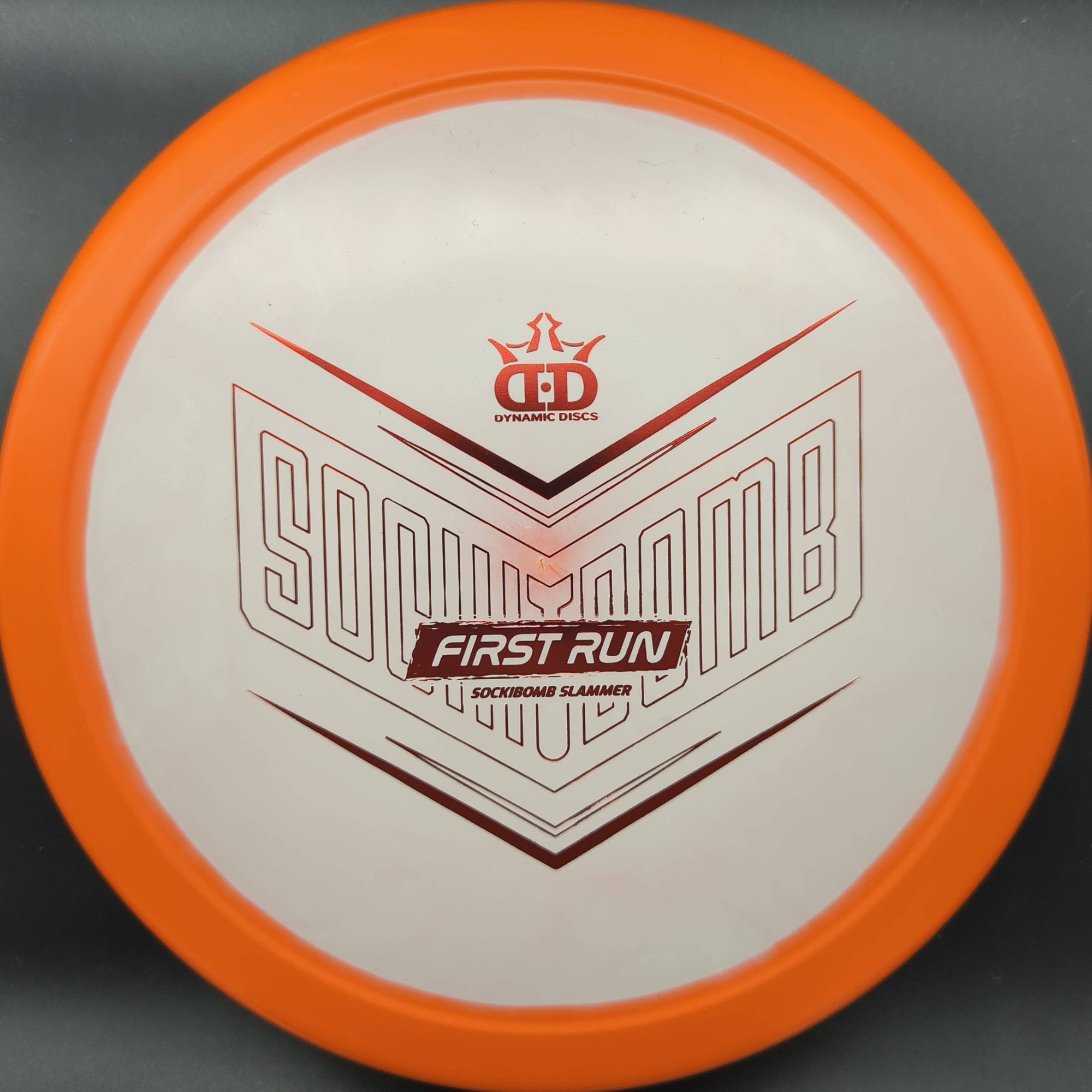 Dynamic Discs Putter Orange Orange Stamp 175g 2 Slammer, Classic Supreme Orbit Sockibomb, First Run