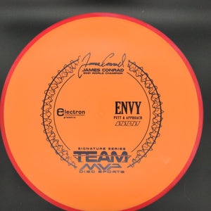 MVP Putter Orange Plate Red Rim 175g James Conrad Signature Envy, Electron Medium