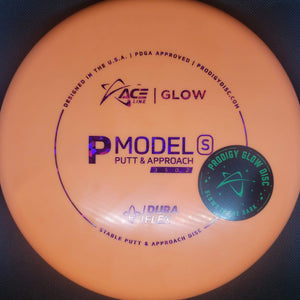 Prodigy Putter Orange Purple Shatter Foil Stamp 173g Cale Leiviska, P-Model S DuraFlex GLOW