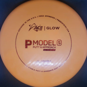 Prodigy Putter Orange Red Glitter Foil Stamp 174g Cale Leiviska, P-Model S DuraFlex GLOW