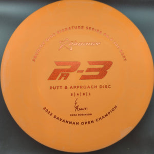 Prodigy Putter Orange Red Stamp 174g PA3, 300 Soft Plastic, Ezra Robinson, 2022 Signature Series