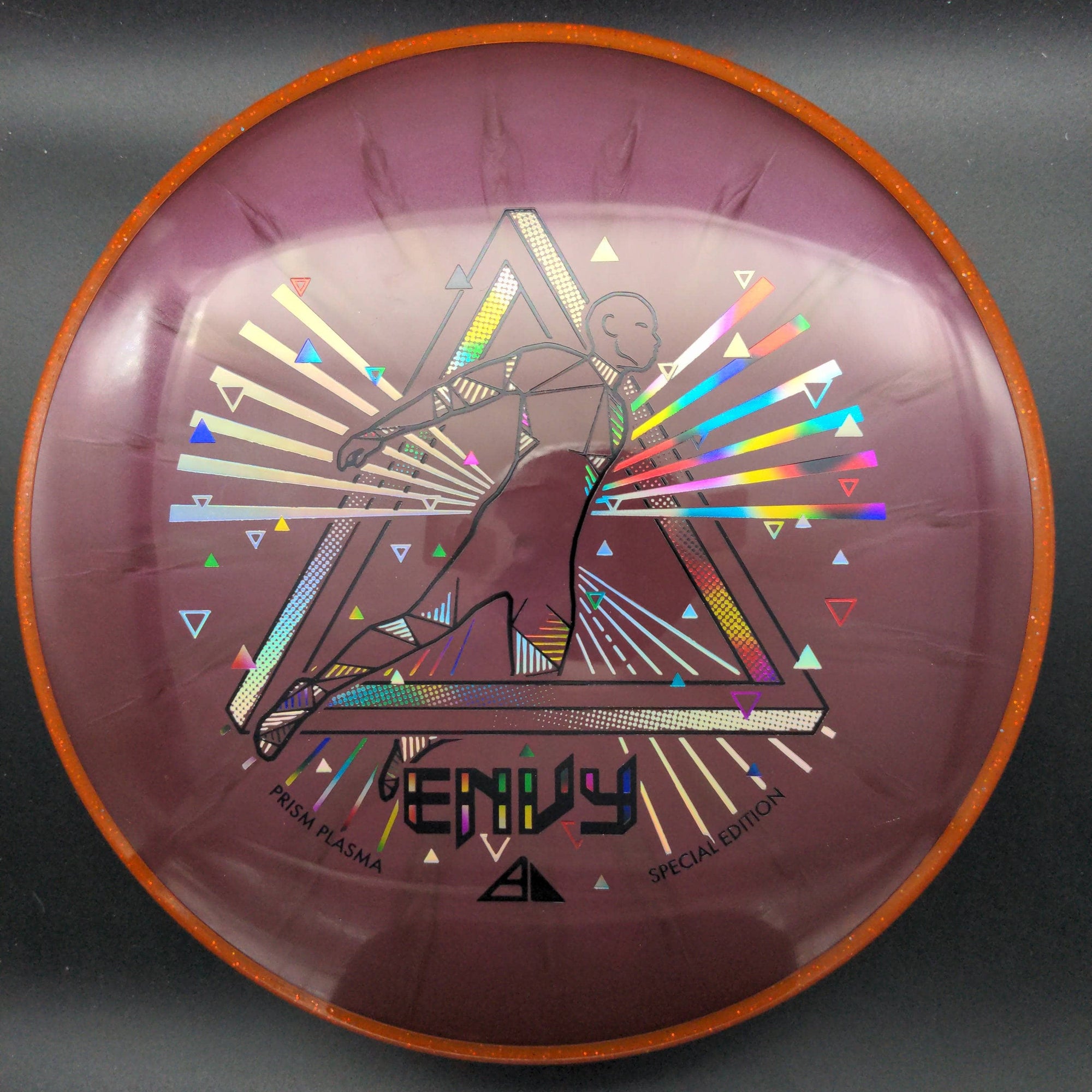 Axiom Putter Orange Rim Purple Plate 174g Envy, Prism Plasma, Special Edition